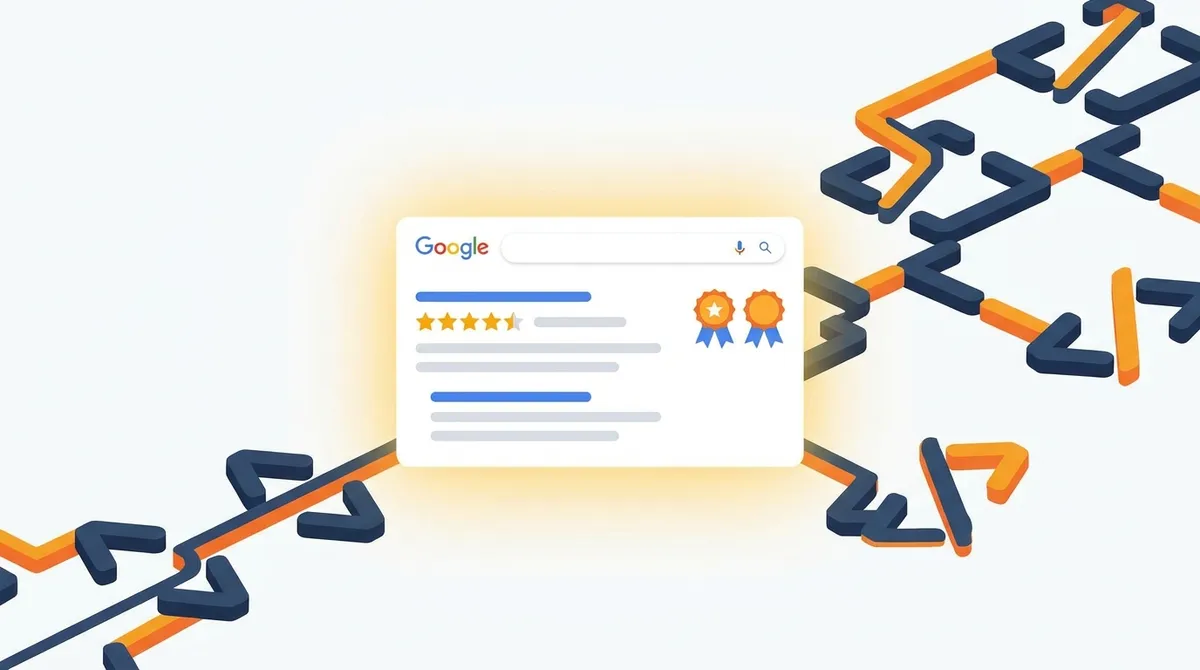 Trang web gửi structured data cho công cụ tìm kiếm hiển thị rich result